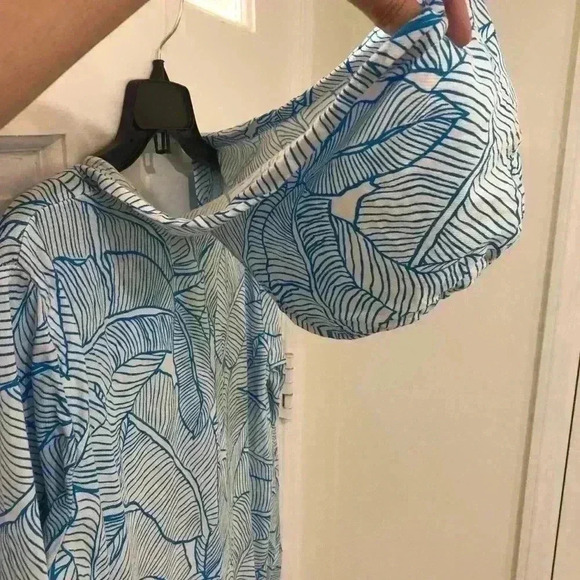 Charlie Holiday Size 4 Hooded Tropical Swim Cover Up with Tassels - Picture 10 of 11